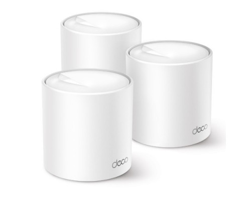 TP-Link Deco X50 (3-pack) Doble banda (2,4 GHz / 5 GHz) Wi-Fi 6 (802.11ax) Blanco Interno