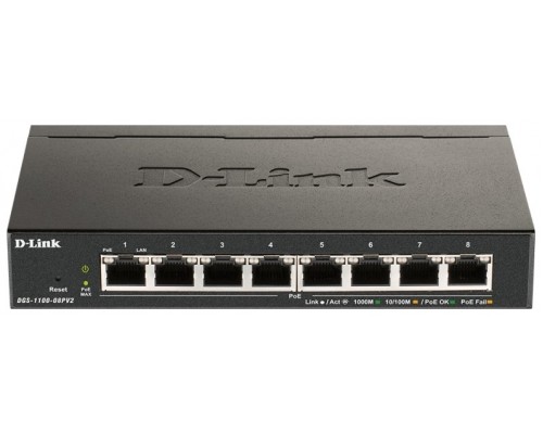 Switch d - link 8 puertos gestionable easysmart