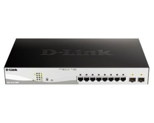 D-Link DGS-1210-10MP/E Switch 10Gb PoE+ 2xSFP 130W