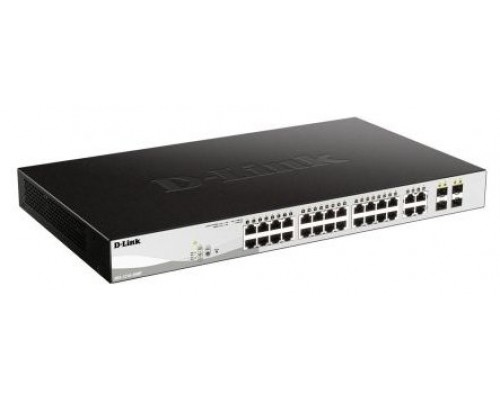 D-Link DGS-1210-28MP/E Switch 24xGb PoE+ 4xSFP Com