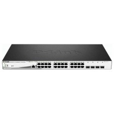 SWITCH SEMIGESTIONABLE D-LINK DGS-1210-28MP/E 24P GIGA (24P POE 370W) + 4P GIGA COMBO RACK