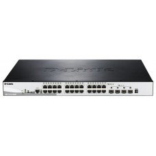 SWITCH SEMIGESTIONABLE D-LINK STACKABLE DGS-1510-28XMP/E 24P GIGA POE (370W)+ 4P 10G SFP+