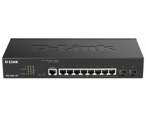 8port Gbit PoE Managed Switch incl 2xSFP - 8port Gbit PoE Managed Switch incl 2xSFP