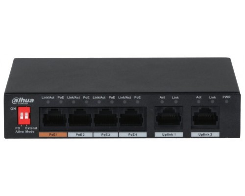 SWITCH DAHUA DH-PFS3006-4ET-60 POE