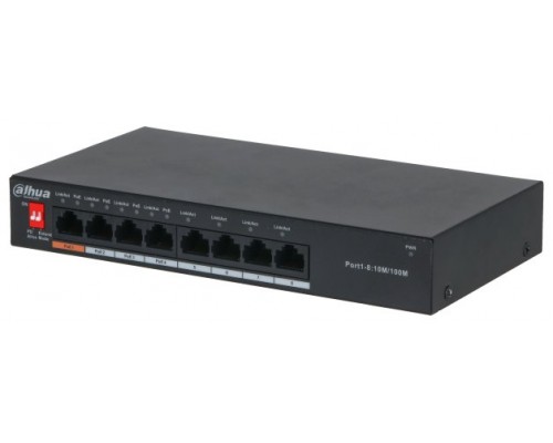 SWITCH DAHUA DH-PFS3008-8ET-60 POE