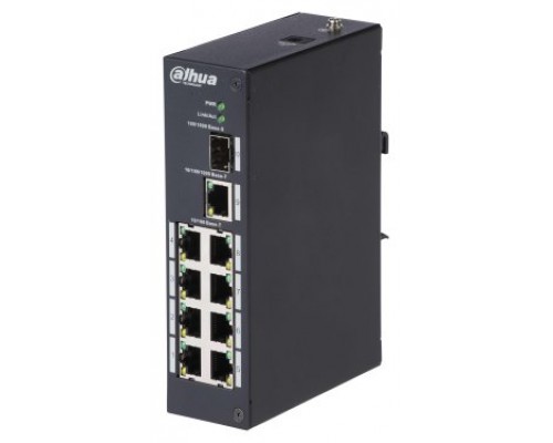 SWITCH DAHUA 1P 100/1000 B-X SFP 1P 10/100/1000 B-T 8P 10/100 B-T DC12V<3W