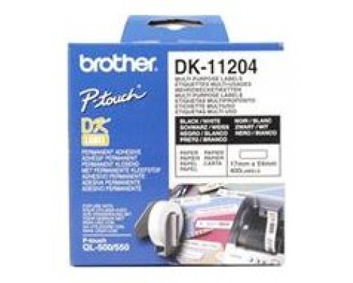 Etiquetas papel precortada brother dk11204 17