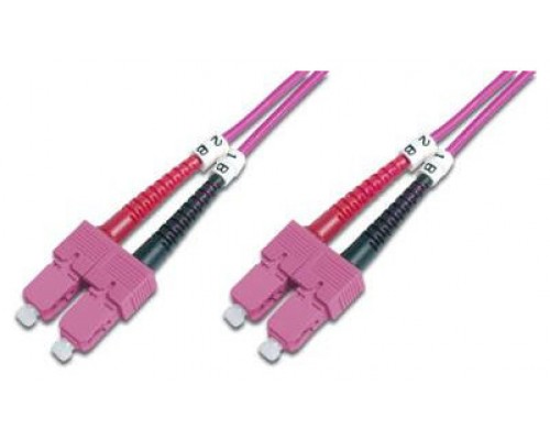 CABLE CONEXION FIBRA OPTICA DIGITUS MM OM4 SC a SC 50/125 7m