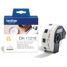 Etiquetas papel precortada brother dk11218 24mm