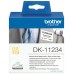 Etiquetas papel precortada brother dk11234 60