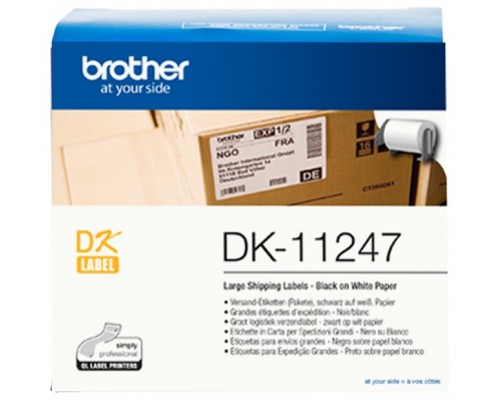 Etiquetas papel precortada brother dk11247 103