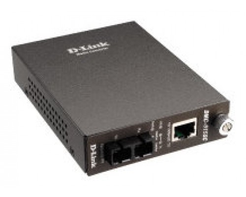 CONVERTIDOR FIBRA D-LINK DMC-515SC RJ45 ETH A FIBRA MONOMODO HASTA 15KM