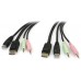 CABLE KVM 1 8M USB DISPLAYPORT