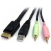 CABLE KVM 1 8M USB DISPLAYPORT