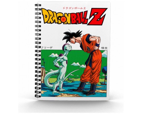 Libreta efecto 3d frieza vs goku