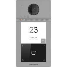 Hikvision Digital Technology DS-KV8113-WME1(B)/FLUSH sistema de intercomunicación de video 2 MP Negro, Gris