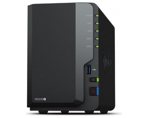 NAS SYNOLOGY DS220+ 2 BAHIAS 2GHZ