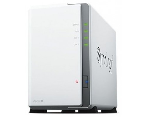 NAS SYNOLOGY DS220J 2 BAHIAS 1,4 GHZ