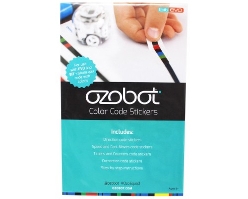 Etiquetas ozobot codigos colores 160 pegatinas