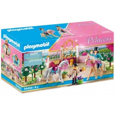 Playmobil clases equitacion en el establo