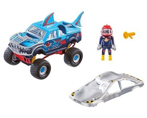 Playmobil stuntshow monster truck shark