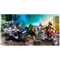 Playmobil ciudad vehiculo todoterreno policia persecucion