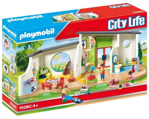 Playmobil ciudad guarderia arcoiris