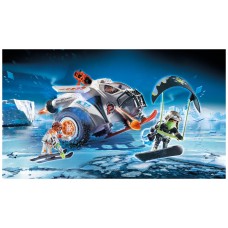 Playmobil espias spy team planeador nieve