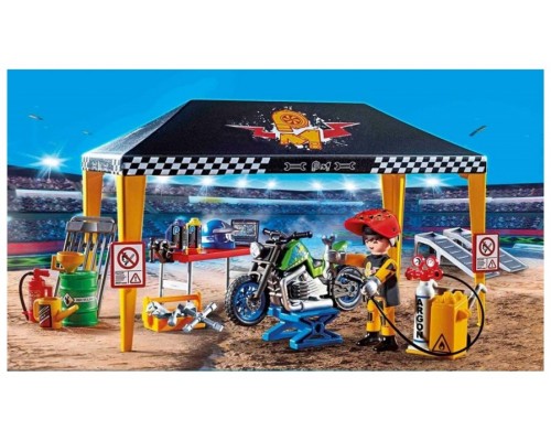 Playmobil stuntshow tienda taller