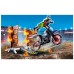 Playmobil stuntshow moto con muro fuego