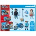 Playmobil ciudad bici policial persecucion del