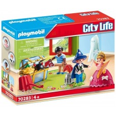 Playmobil ciudad niños con disfraces