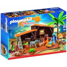 Playmobil navidad belen con luz