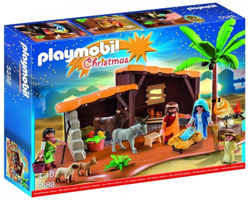 Playmobil navidad belen con luz