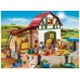 Playmobil campo granja ponis