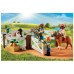 Playmobil campo granja ponis