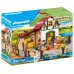 Playmobil campo granja ponis