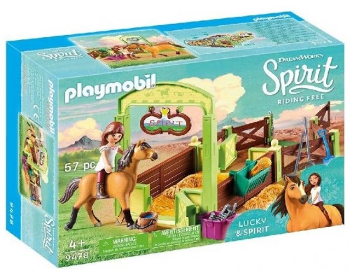 Playmobil spirit indomable establo fortu y