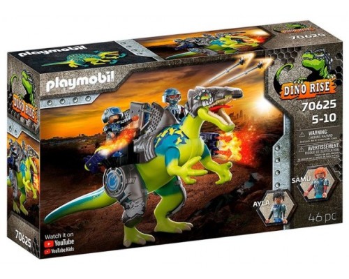 Playmobil spinosaurus: doble poder defensa