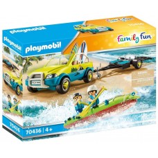 Playmobil coche playa con canoa