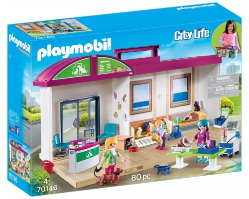 Playmobil clinica veterinaria maletin