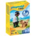 Playmobil 1.2.3 veterinario con perro