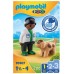 Playmobil 1.2.3 veterinario con perro