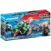 Playmobil ciudad kart policial persecucion ladron