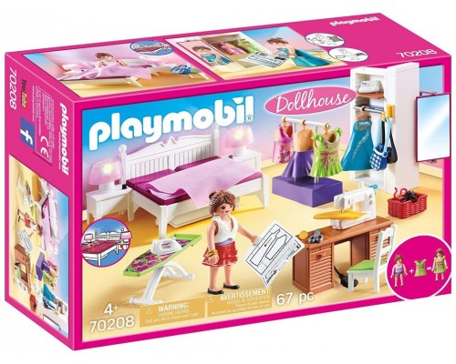 Playmobil dollhouse dormitorio