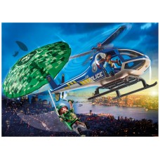 Playmobil ciudad helicoptero policia persecucion en