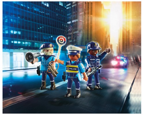 Playmobil ciudad set figuras policias