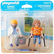 Playmobil duo pack doctora y paciente