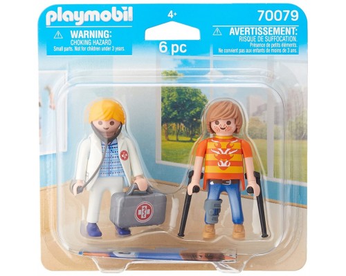 Playmobil duo pack doctora y paciente