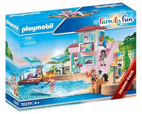 Playmobil diversion en familia heladeria en